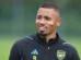 Gabriel Jesus treina no CT do Palmeiras durante as férias do Arsenal