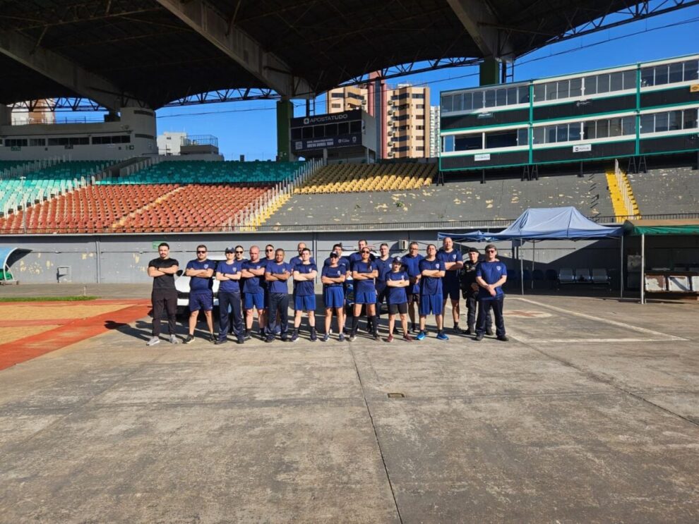 Guarda Civil Municipal de Maringá realiza Teste de Aptidão Física no Estádio Willie Davids