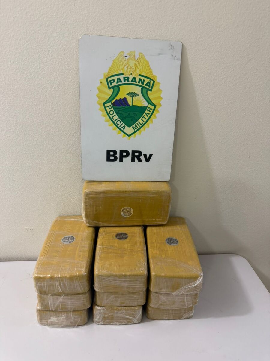 Homem é preso com 10 quilos de crack em ônibus em Maringá