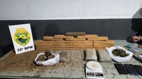 Homem é preso pela ROTAM com mais de 16 quilos de maconha em Paiçandu