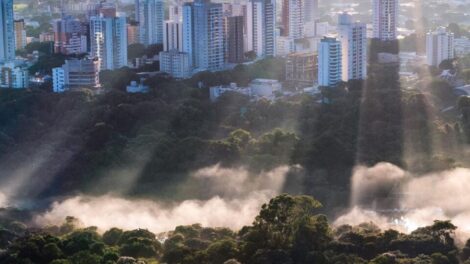 Maringá registrou rajada de vento acima de 50 km/h nesta sexta-feira, aponta Simepar