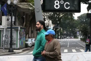 Massa polar derruba temperaturas e pode levar frio de -8°C ao Sul