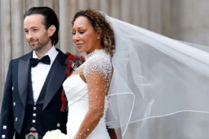 Mel B celebra 1º aniversário de casamento com Rory McPhee