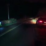 Motorista fica ferido após capotamento às margens da rodovia PR-552 em Mandaguaçu