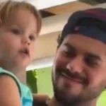 No colo de Zé Felipe, filho é incentivado a dizer “pau” e gera revolta