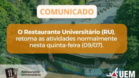 RESTAURANTE UNIVERSITÁRIO VOLTA A FUNCIONAR