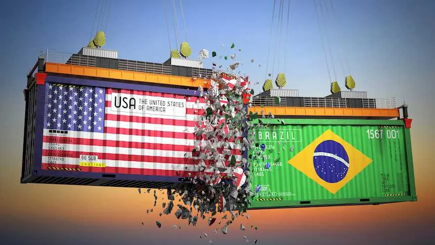 Riscos que o Brasil corre se adotar reciprocidade aos produtos americanos, com relação ao aumento nas taxas de importação/exportação
