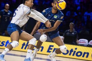 Seleção masculina perde e pode dar adeus à Liga das Nações de vôlei
