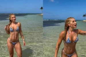 Virginia posa de biquíni na Jamaica e revela susto com ataque de tubarão