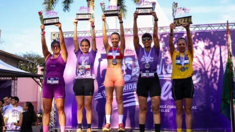 1ª Corrida Lilás reúne mais de 1,2 mil participantes em Maringá em ação contra a violência às mulheres