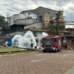Bombeiros e Cocamar realizam simulação de acidente de grande porte em Maringá