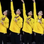 Brasil conquista ouro inédito no Mundial de ginástica rítmica