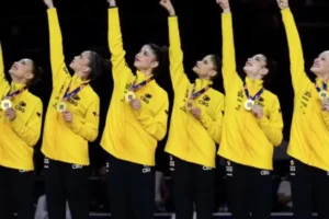 Brasil conquista ouro inédito no Mundial de ginástica rítmica