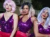 Elenco de 'Quem Ama Cuida' muda visual em festa de perucas; veja fotos