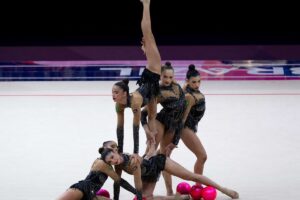 Ginástica rítmica: Brasil é bronze e garante vaga em Los Angeles 2028