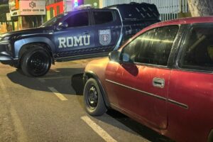 Guarda Municipal recupera em Sarandi carro roubado por dupla armada em Maringá