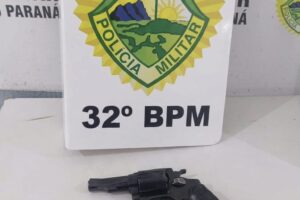 Homem é preso com arma calibre .38 e cinco munições em Paiçandu