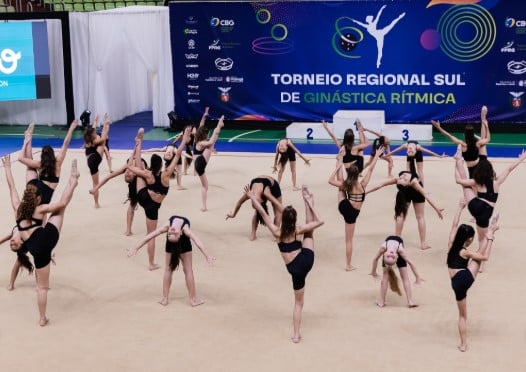 Maringá recebe Torneio Regional Sul de Ginástica Rítmica com aproximadamente 500 atletas