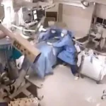 Médicos são surpreendidos por terremoto e protegem paciente em cirurgia