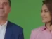 Michelle e Flávio Bolsonaro aparecem juntos em vídeo de campanha após rompimento público