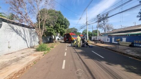 Motociclista sofre parada cardíaca e morre após batida de trânsito em Maringá