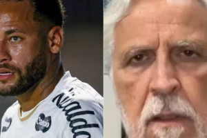 Neymar xinga jornalista de 69 anos de 'velho bundão' após adiar desafio