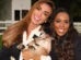 Nicole Bahls batiza cabrito de Vini Jr. e recebe mãe do jogador: 'Virginia já está aqui'