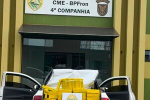 Polícia Militar prende homem que transportava mais de 800 quilos de maconha na região