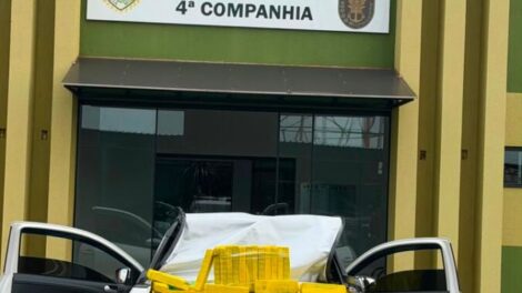 Polícia Militar prende homem que transportava mais de 800 quilos de maconha na região