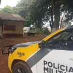 Polícia Militar prende, na zona rural de Mandaguaçu, dois homens suspeitos de furtar veículo em Maringá