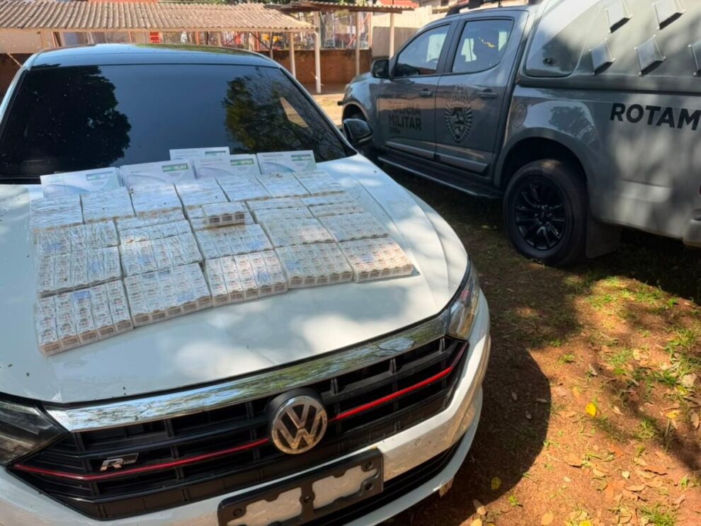 Polícia Rodoviária apreende medicamentos contrabandeados na região