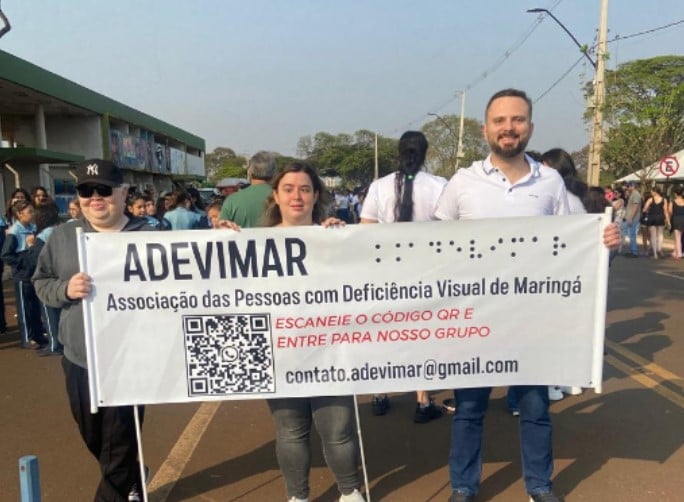 Postos destinam R$ 0,10 por litro à Associação das Pessoas com Deficiência Visual de Maringá