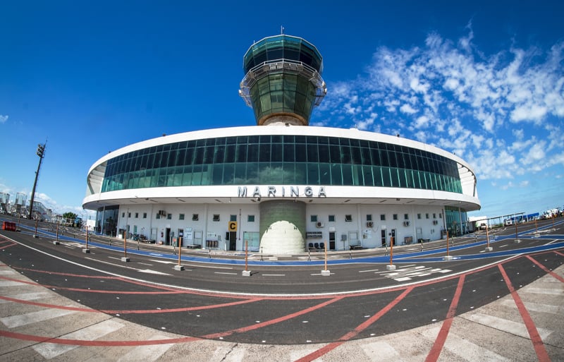 Prefeitura de Maringá estima arrecadar R$ 10 milhões com concessão de uso de novo estacionamento do Aeroporto