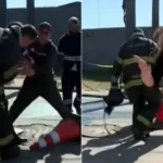 Repórter da Record cai em bueiro durante entrada ao vivo e assusta colegas