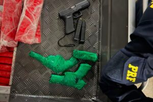 Suspeitos fogem pela mata e abandonam 380 kg de maconha em Maringá após abordagem policial
