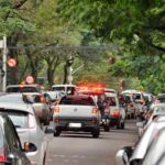 Trânsito: Operação conjunta entre PM e Semob aborda mais de 100 veículos no fim de semana em Maringá