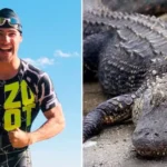 Triatleta revela técnica bizarra que o salvou de jacaré durante treino