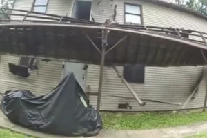 Varanda desaba e derruba nove policiais durante operação nos EUA; vídeo