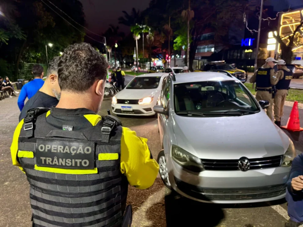 Blitze noturnas serão intensificadas em Maringá para combater a imprudência no trânsito