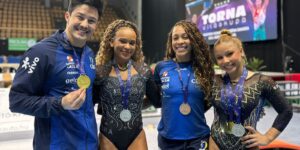 Brasil fecha Copa do Mundo de ginástica com mais cinco pódios