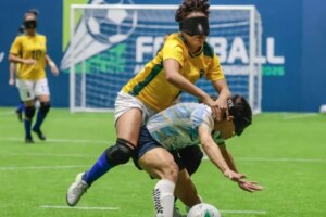 Brasileiras são vice-campeãs da Copa América de futebol de cegas