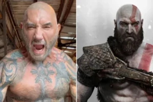 Dave Bautista mostra músculos para viver Kratos em 'God of War'