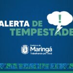Defesa Civil do Paraná alerta para risco de tempestades na região de Maringá nesta quinta-feira (10)