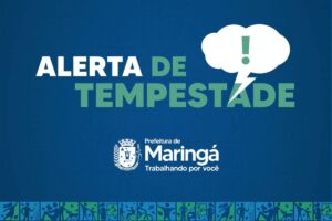 Defesa Civil do Paraná alerta para risco de tempestades na região de Maringá nesta quinta-feira (10)
