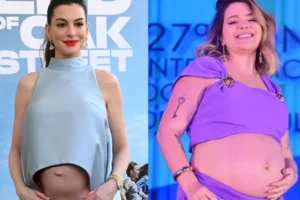 Famosas que foram criticadas por suas barrigas de grávidas: "Marketing de mãe cansada"