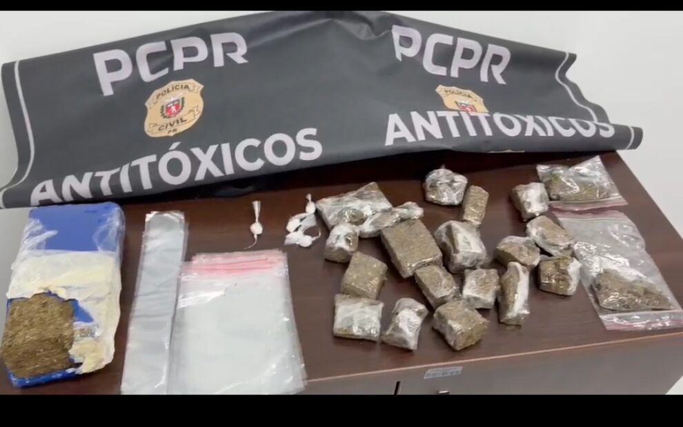 Homem é preso por tráfico de drogas em Maringá