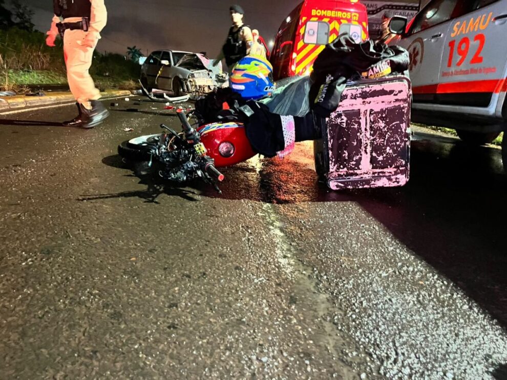 Motoboy morre após grave acidente no Contorno Sul de Maringá; vítima iria se casar no próximo mês