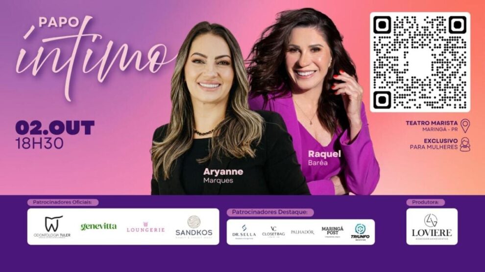 Papo Íntimo reúne mulheres para falar sobre relacionamentos e sexualidade em Maringá