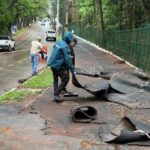 Prefeitura recorre à Justiça para retirar o que restou da pista emborrachada do Parque do Ingá