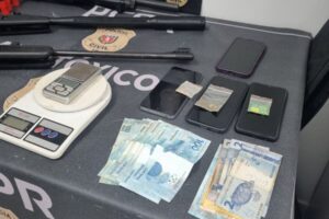 Prisão e apreensão de armas na região de Maringá